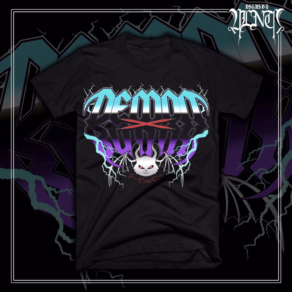 Demon X Bunny Thrash Logo Tee | DemonXBunny