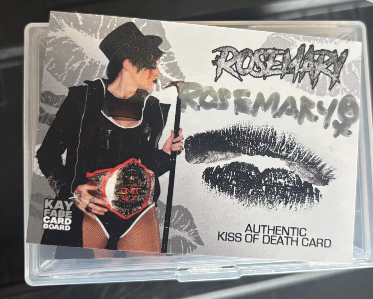 Demon Kiss Of Death Trading Card – Kissed & Autographed | DemonXBunny